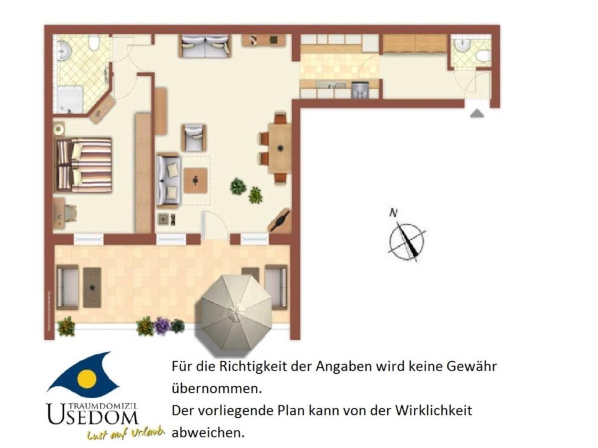 Villa Strandperle Whg 18 Heringsdorf  Exterior foto